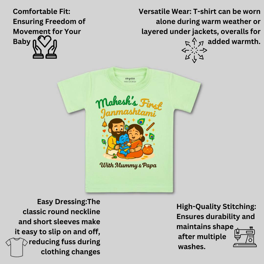 Arvesa My First Janmashtami  Baby Boy & Girl Dress