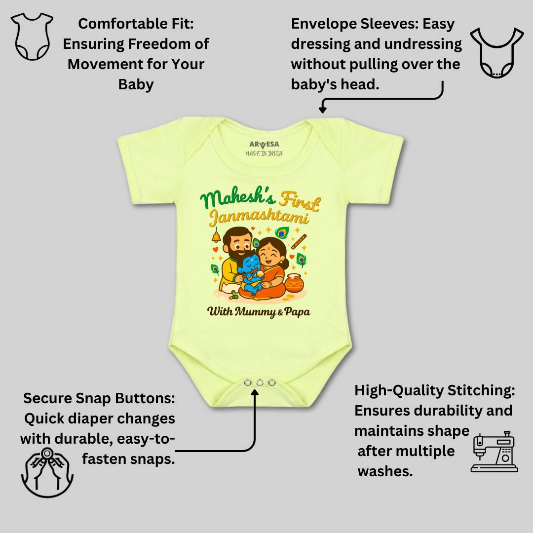Arvesa My First Janmashtami  Baby Boy & Girl Dress