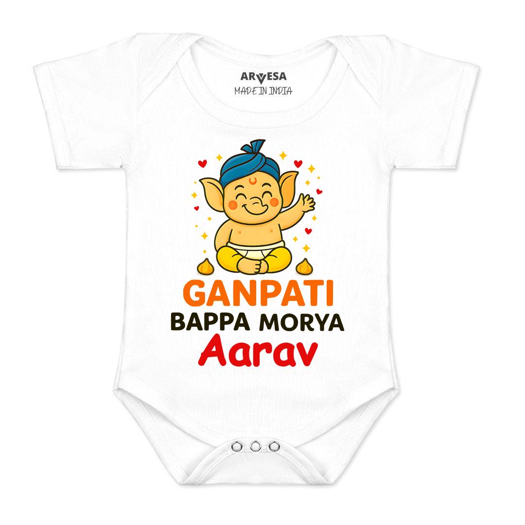Arvesa My First Ganesh Chaturthi  Baby Boy & Girl Dress