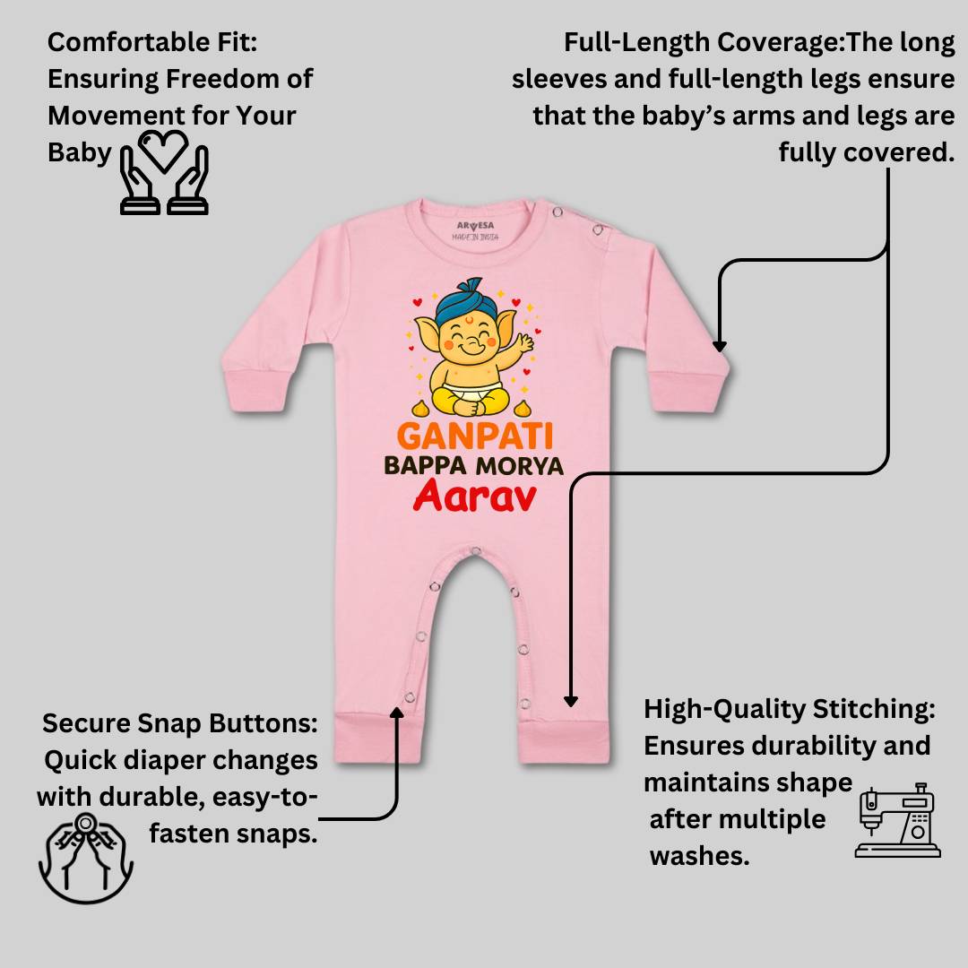 Arvesa My First Ganesh Chaturthi  Baby Boy & Girl Dress