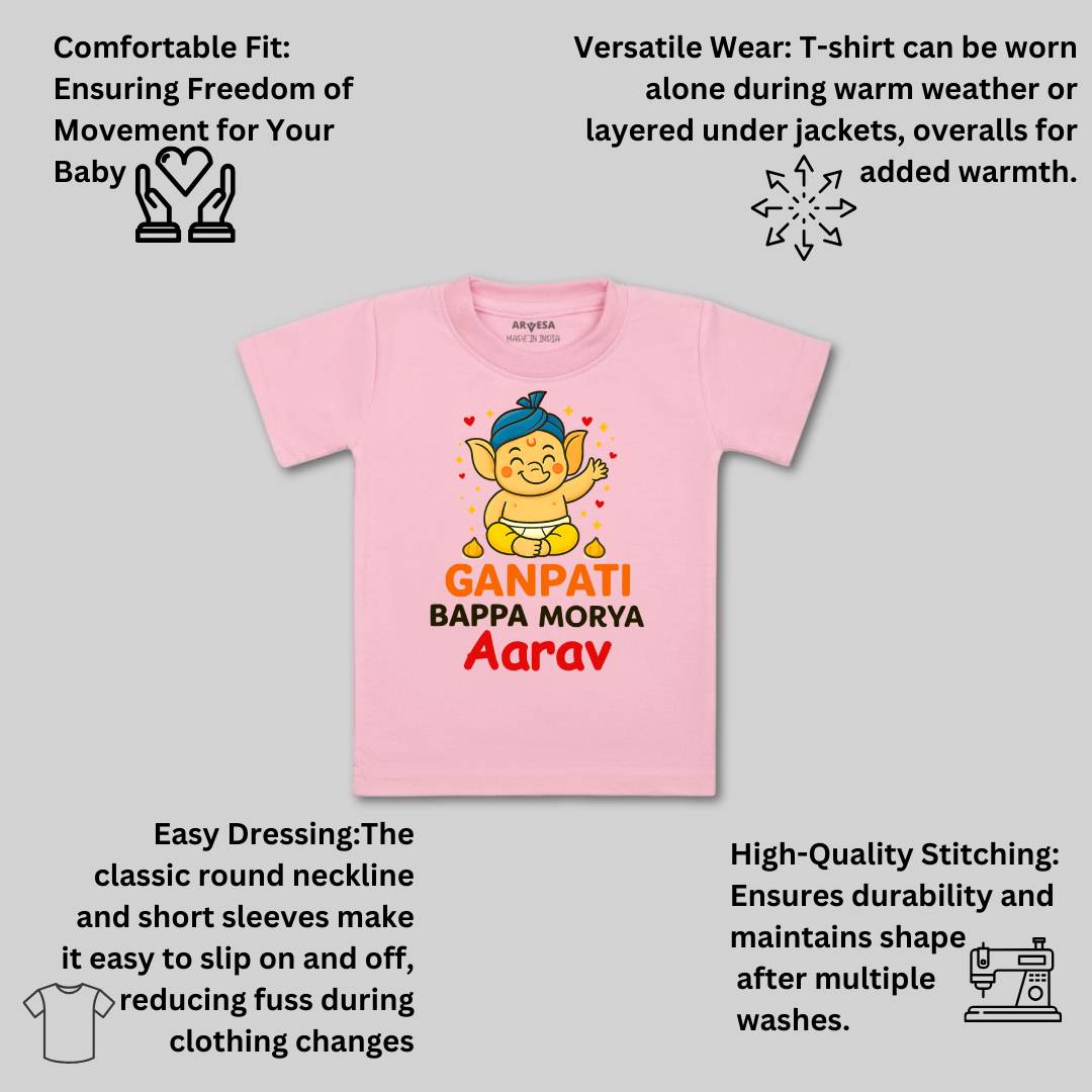 Arvesa My First Ganesh Chaturthi  Baby Boy & Girl Dress