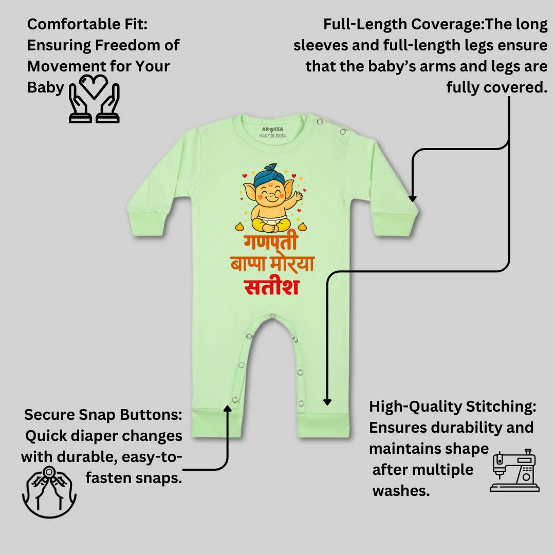 Arvesa My First Ganesh Chaturthi  Baby Boy & Girl Dress