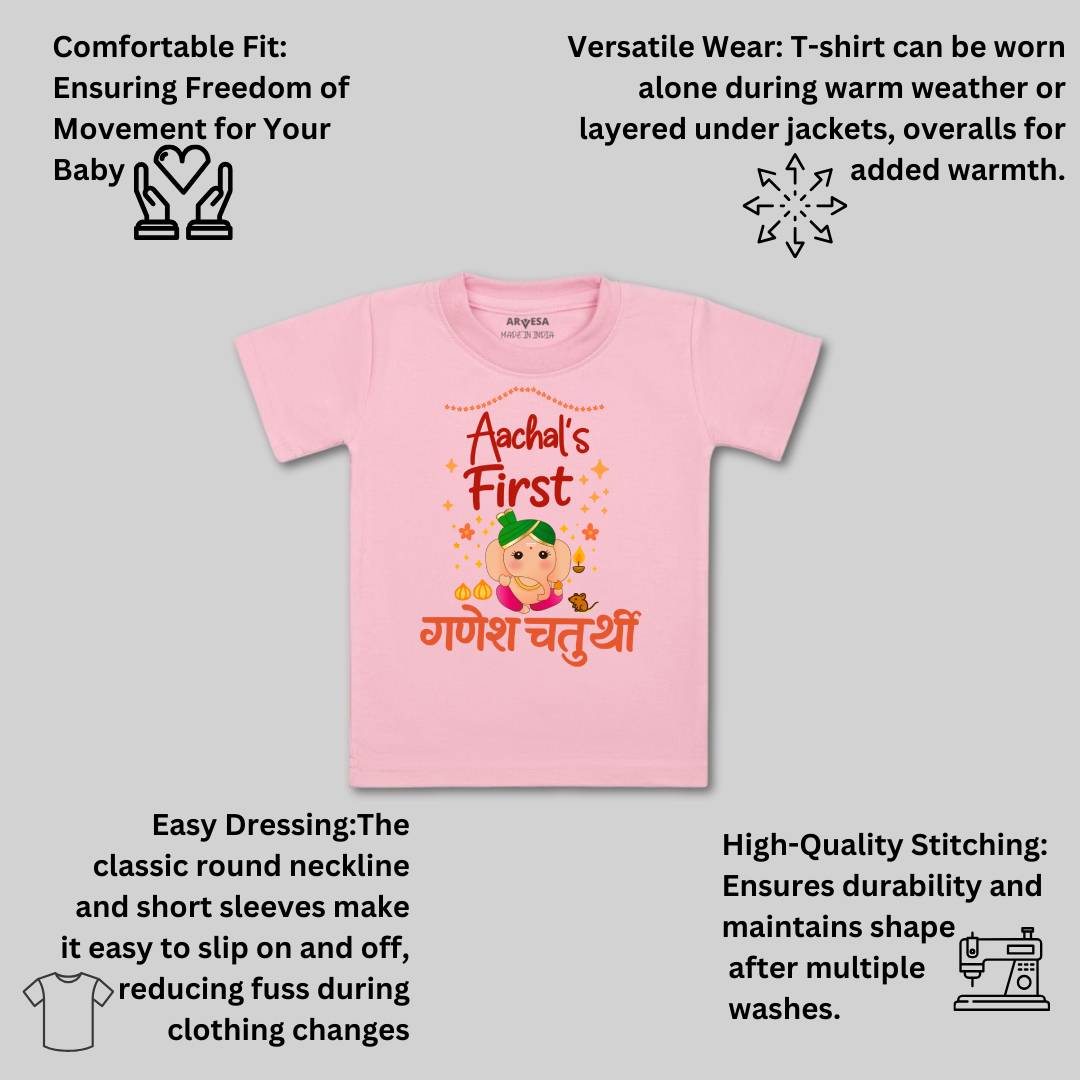 Arvesa My First Ganesh Chaturthi  Baby Boy & Girl Dress