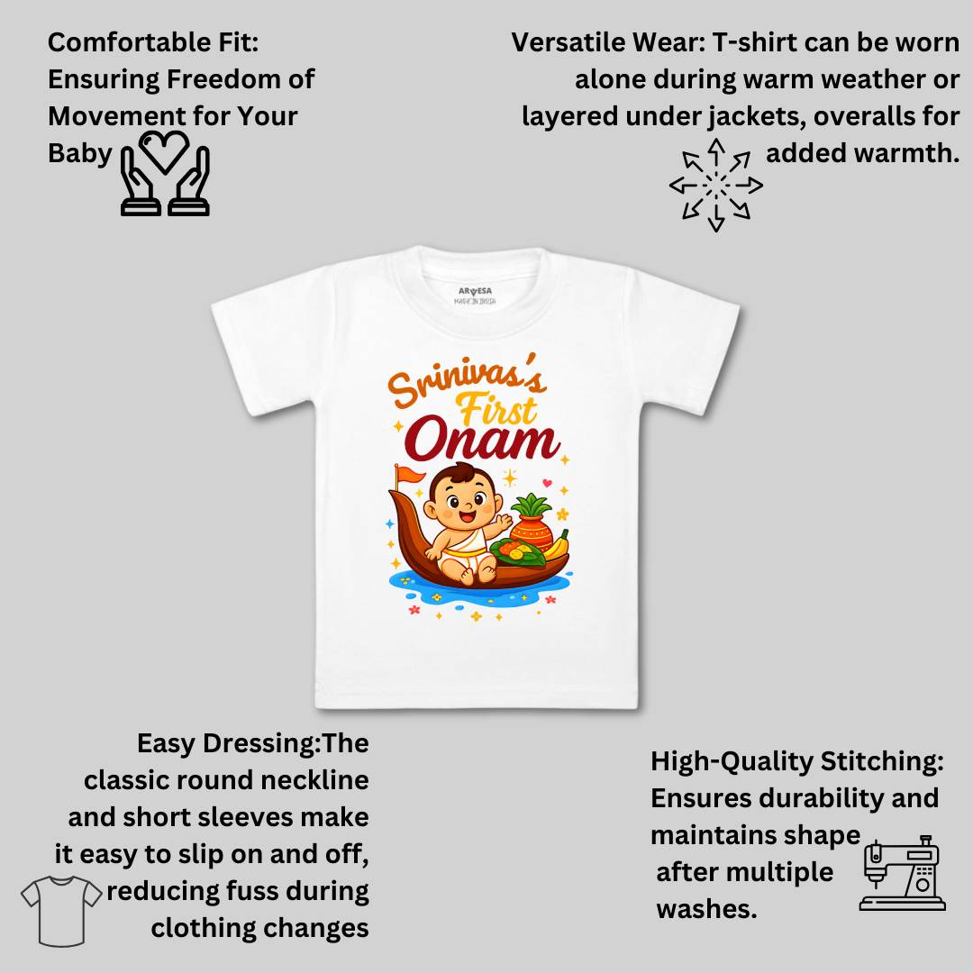 Arvesa My First Onam Baby Boy & Girl Dress