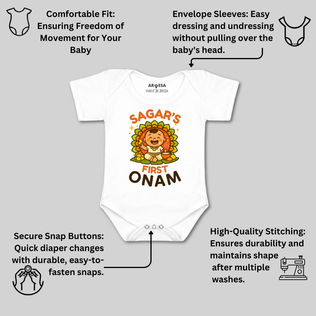Arvesa My First Onam Baby Boy & Girl Dress