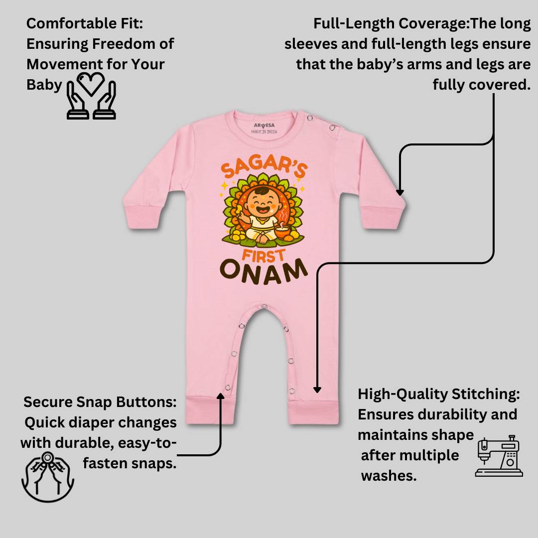 Arvesa My First Onam Baby Boy & Girl Dress