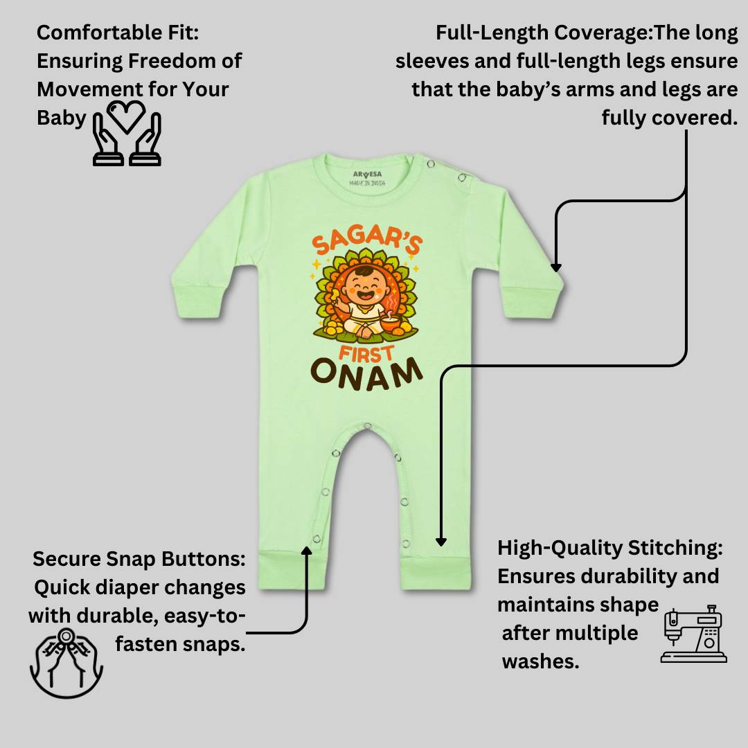 Arvesa My First Onam Baby Boy & Girl Dress