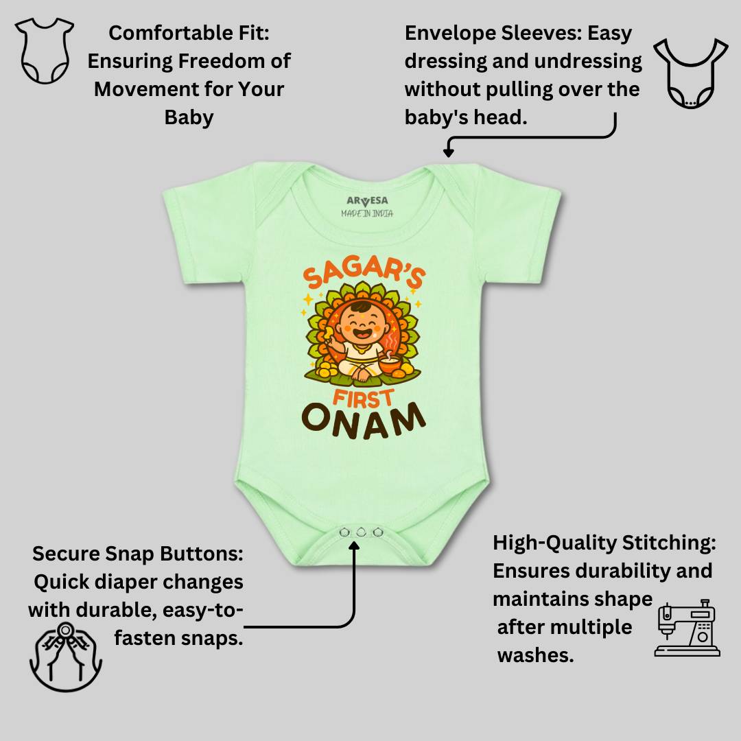 Arvesa My First Onam Baby Boy & Girl Dress