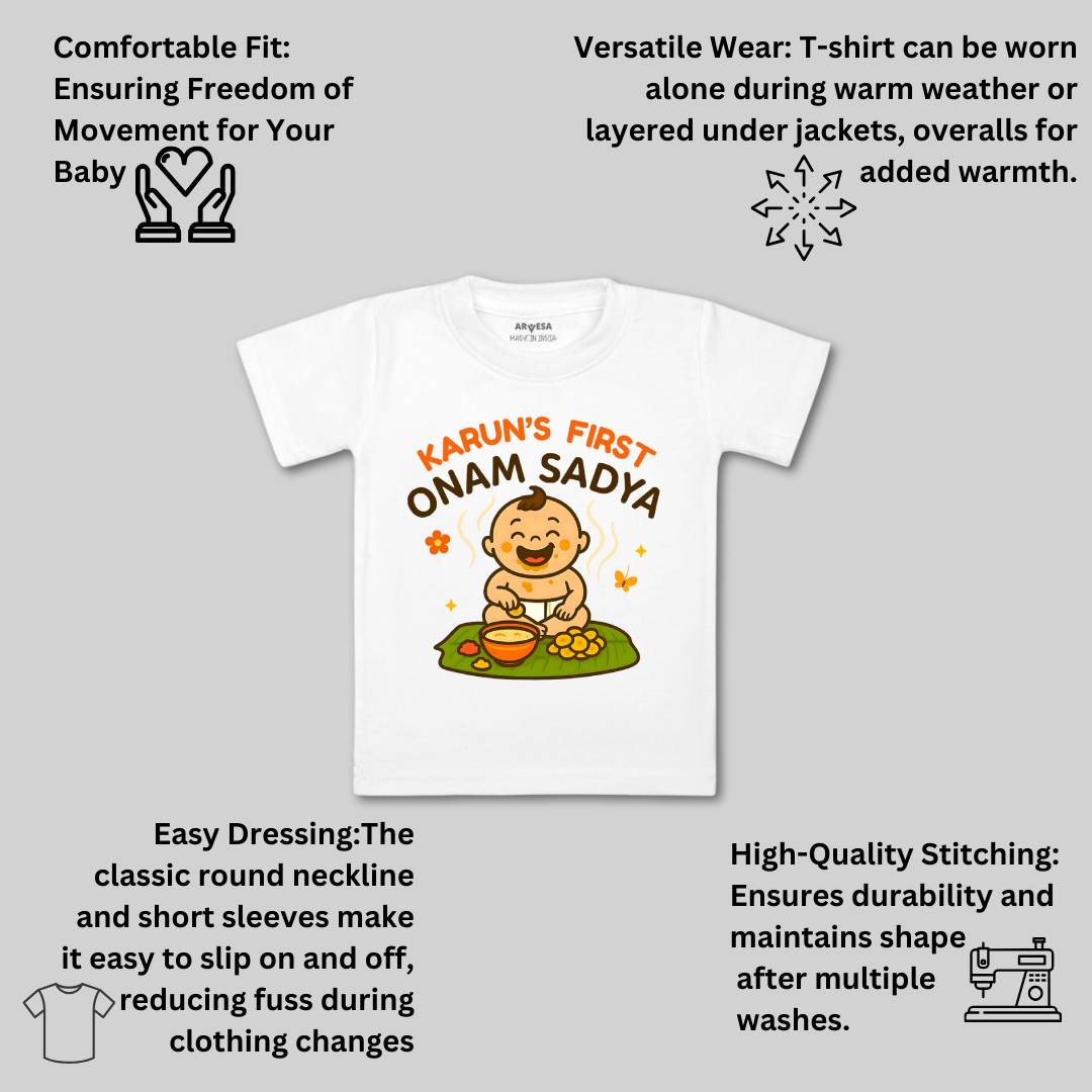Arvesa My First Onam Baby Boy & Girl Dress