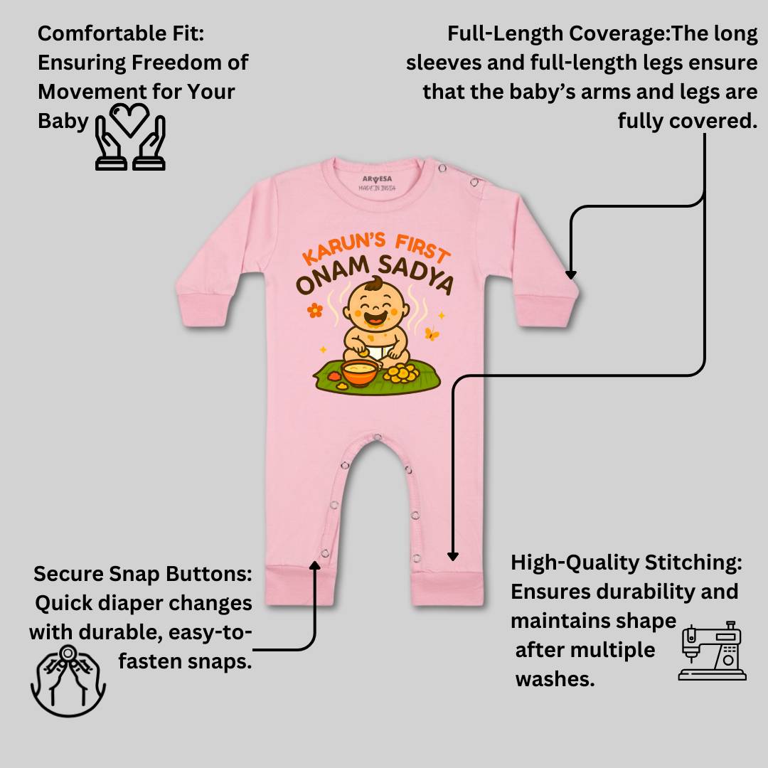 Arvesa My First Onam Baby Boy & Girl Dress