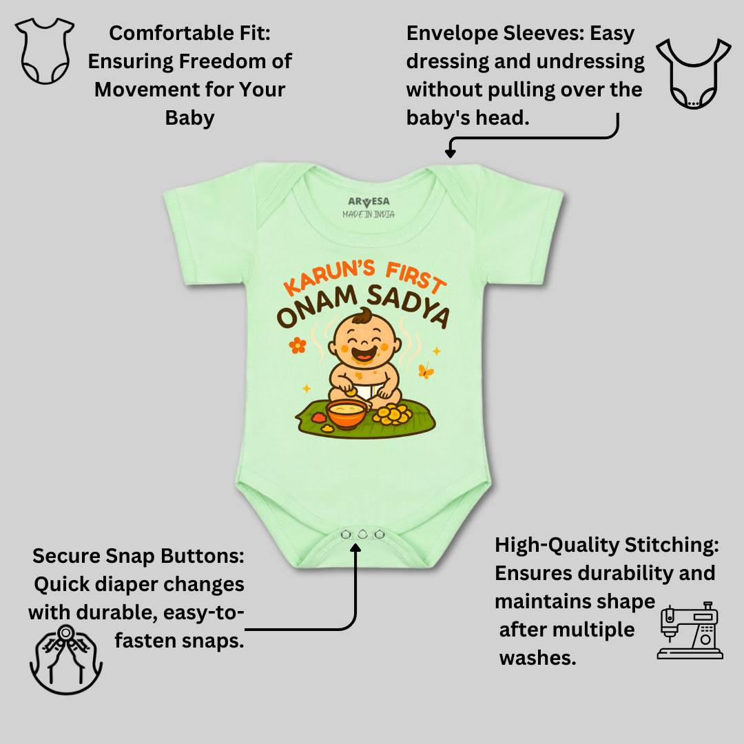 Arvesa My First Onam Baby Boy & Girl Dress