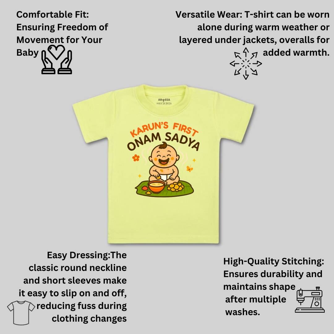Arvesa My First Onam Baby Boy & Girl Dress