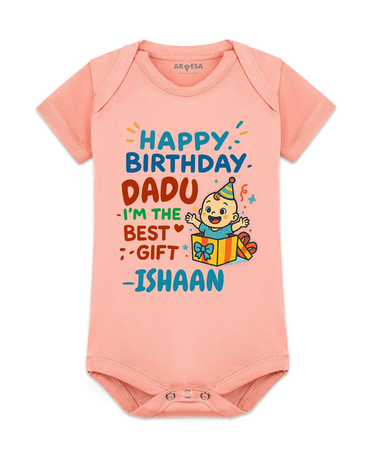 Happy Birthday Dadu Family Birthday - Romper
