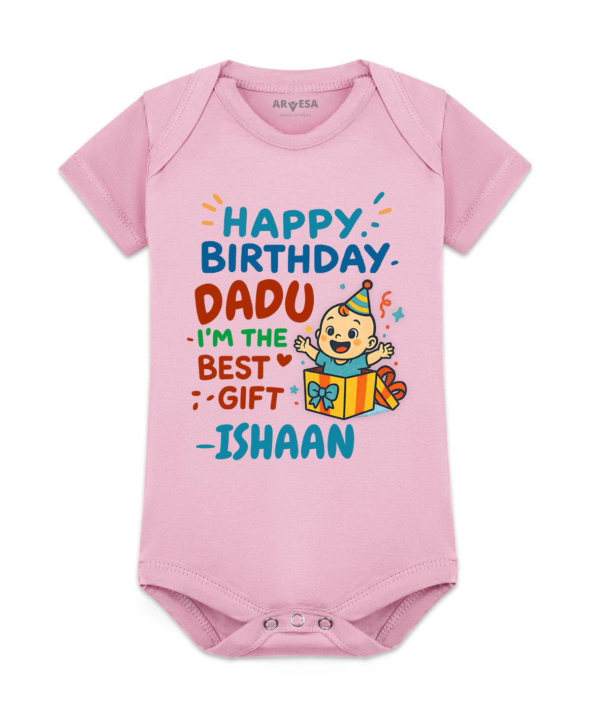 Happy Birthday Dadu Family Birthday - Romper