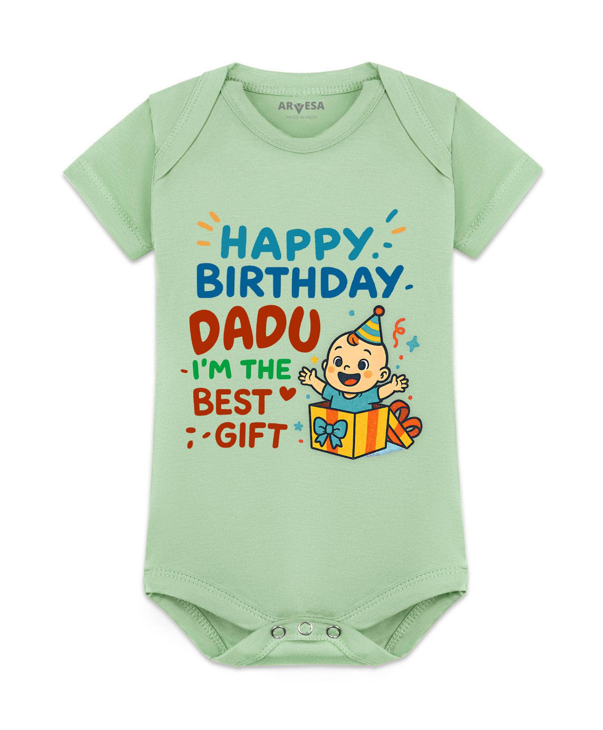 Happy Birthday Dadu Family Birthday - Romper