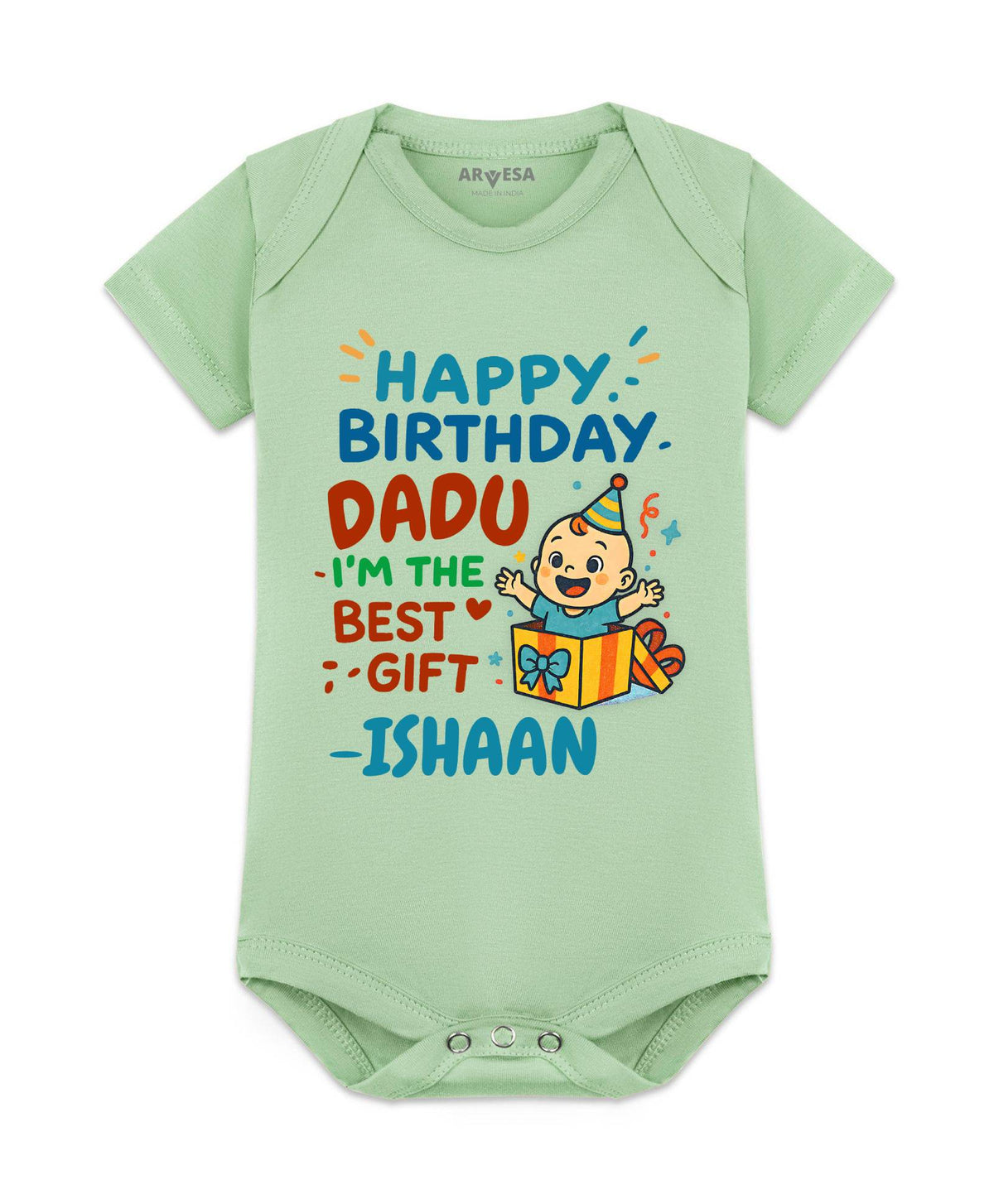 Happy Birthday Dadu Family Birthday - Romper