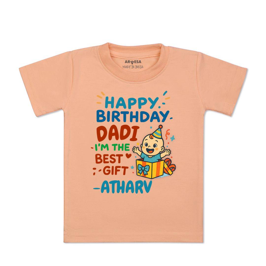 Arvesa Happy Birthday Dadi Baby Boy & Girl Dress