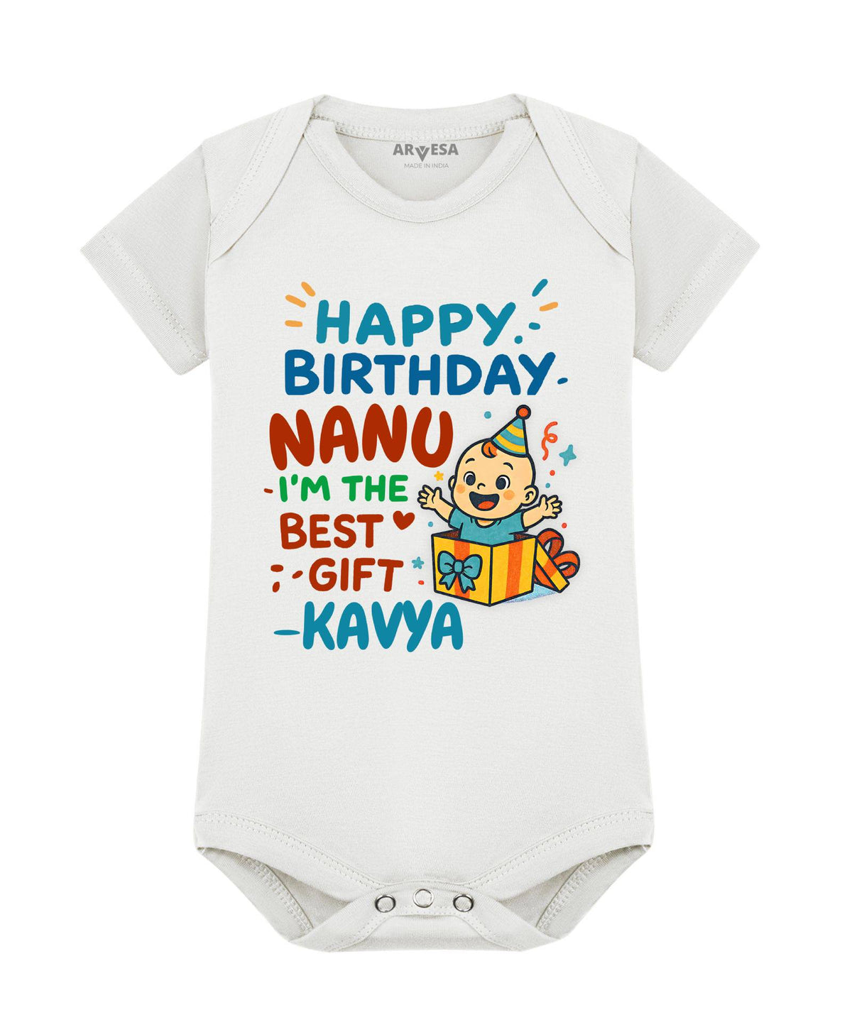 Happy Birthday Nanu Family Birthday - Romper