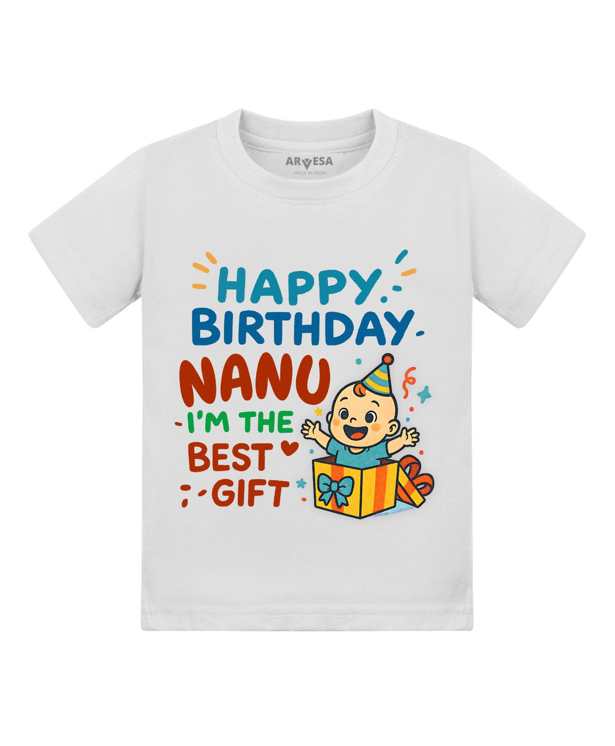 Happy Birthday Nanu Family Birthday - T-shirt