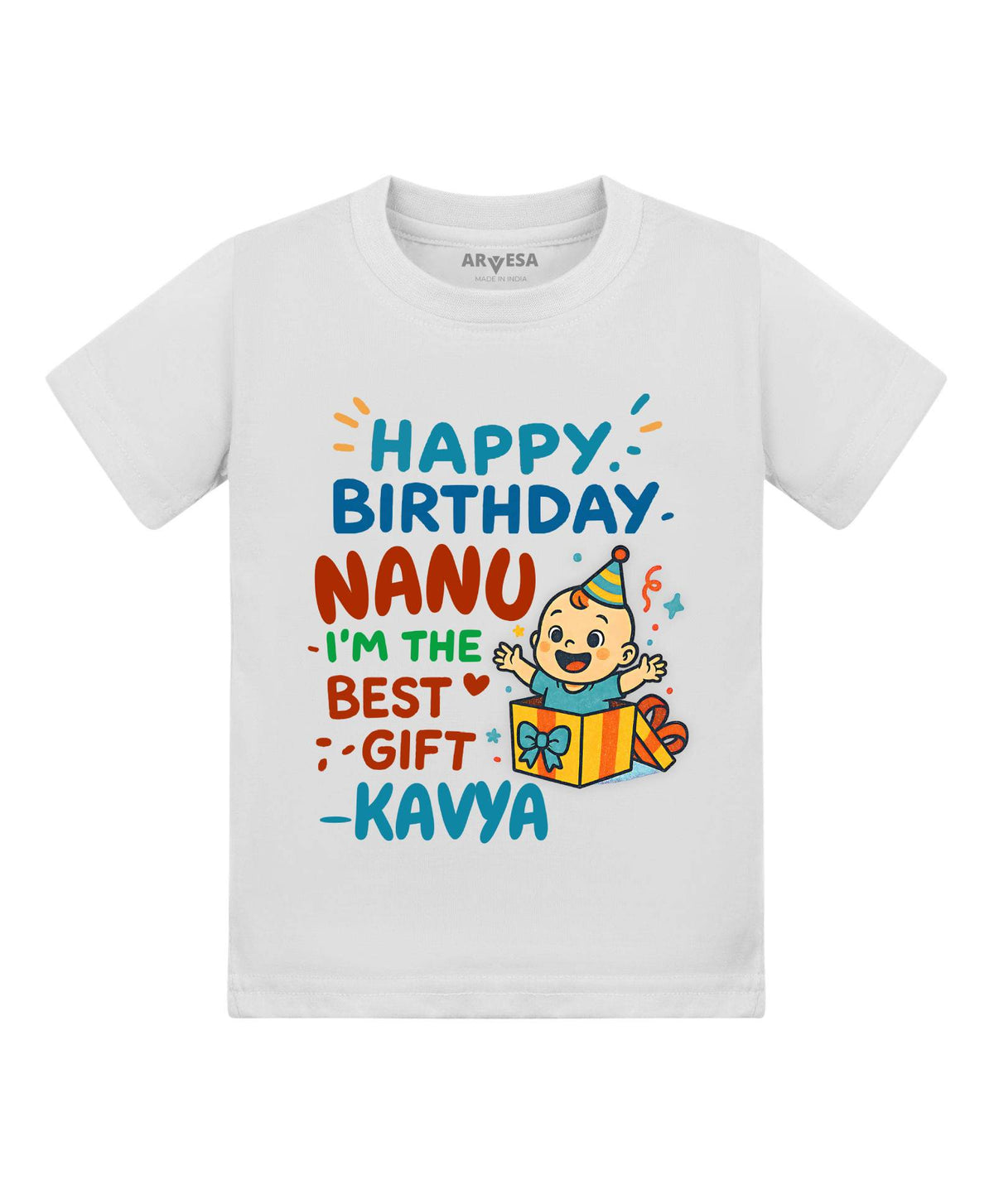Happy Birthday Nanu Family Birthday - T-shirt