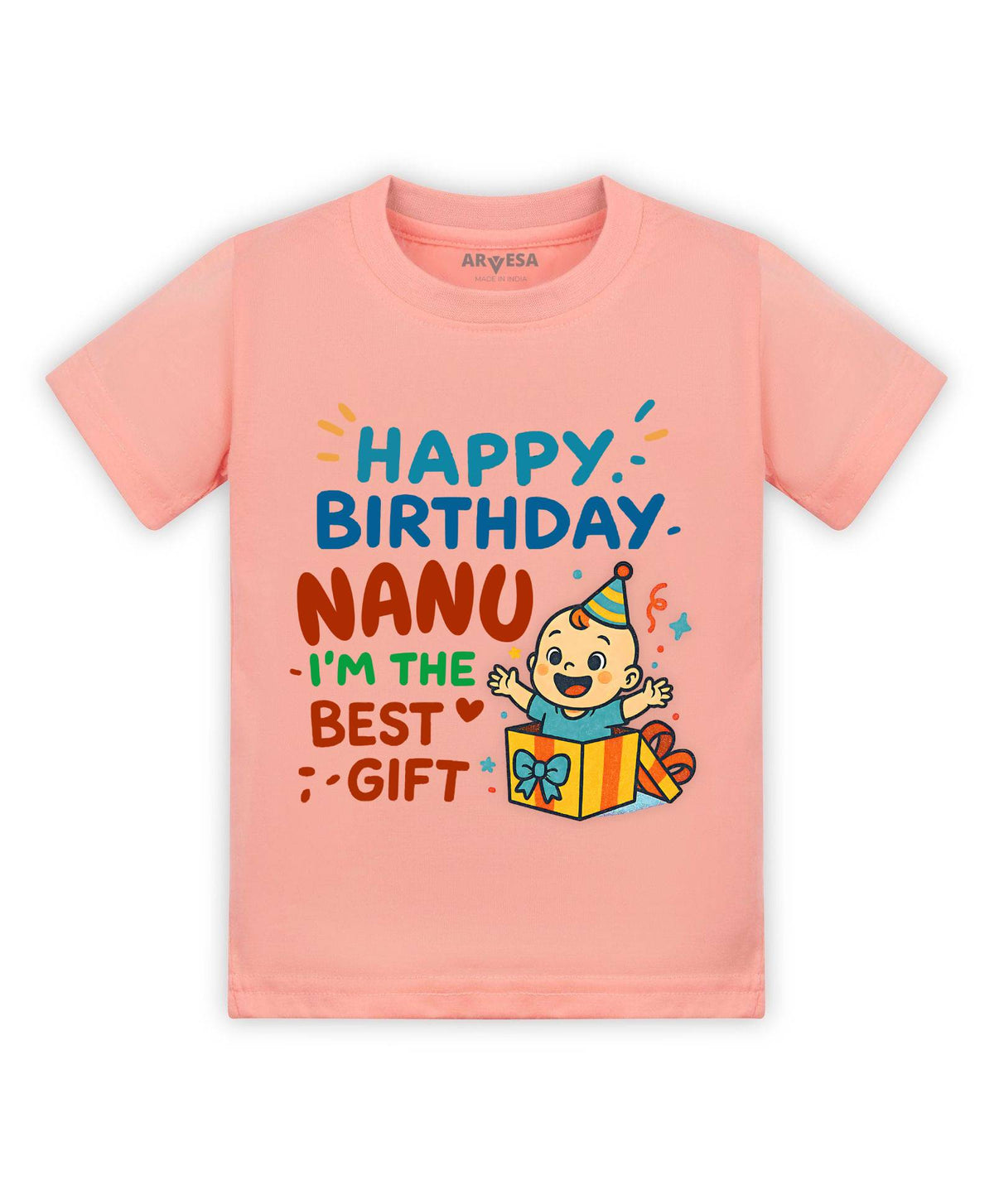 Happy Birthday Nanu Family Birthday - T-shirt