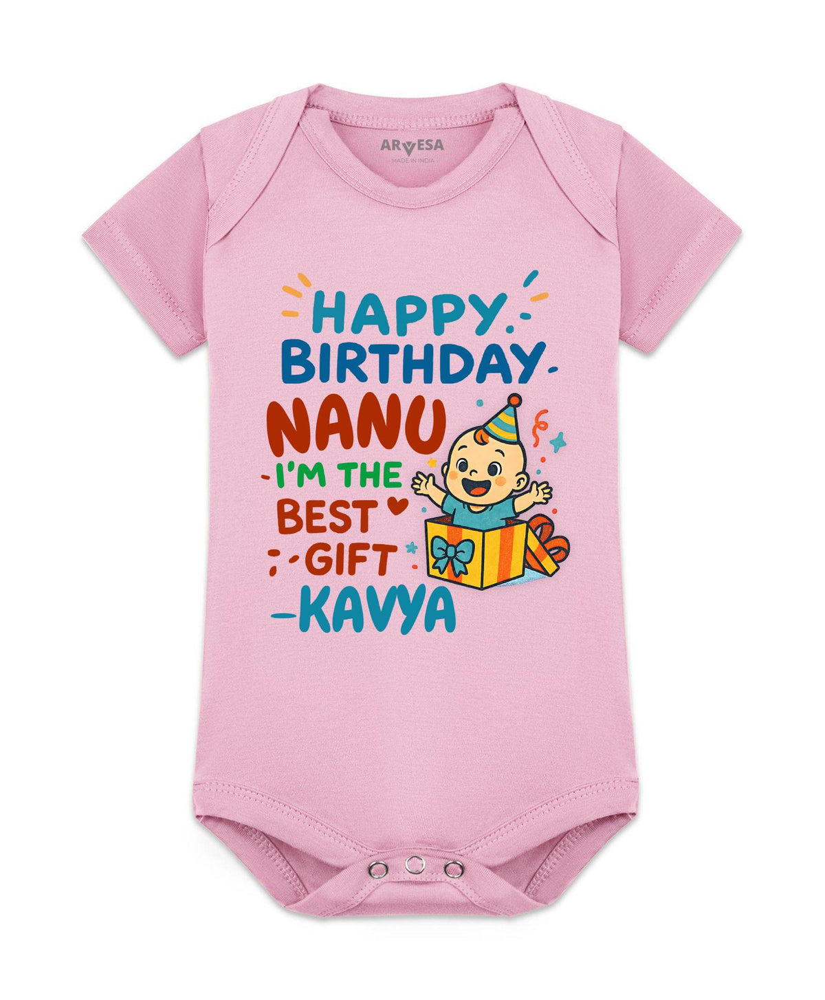Happy Birthday Nanu Family Birthday - Romper