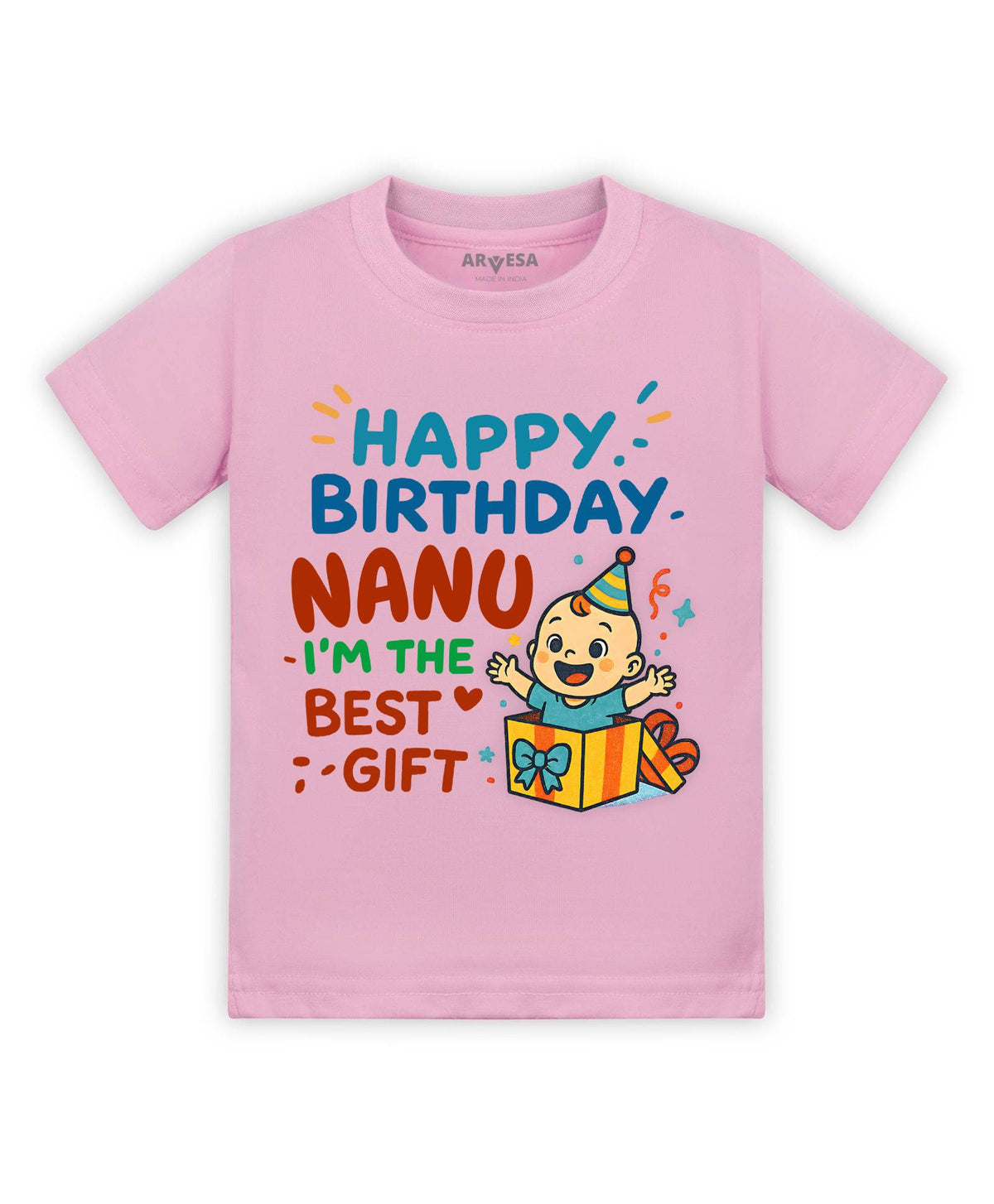 Happy Birthday Nanu Family Birthday - T-shirt