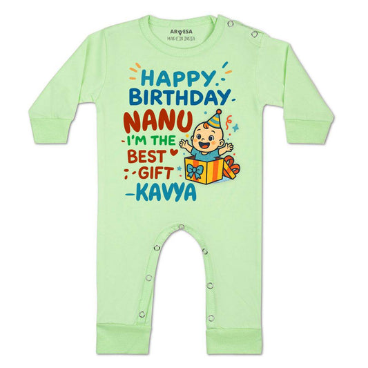 Arvesa Happy Birthday Nanu Baby Boy & Girl Dress