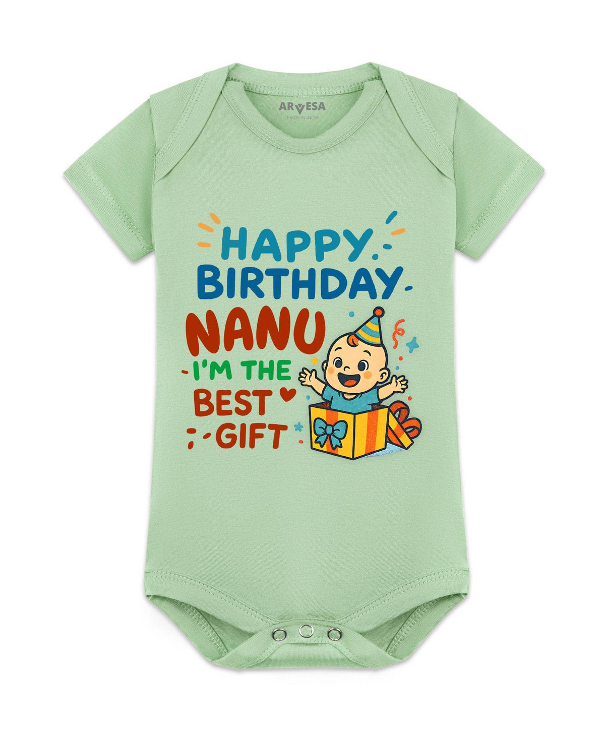 Happy Birthday Nanu Family Birthday - Romper