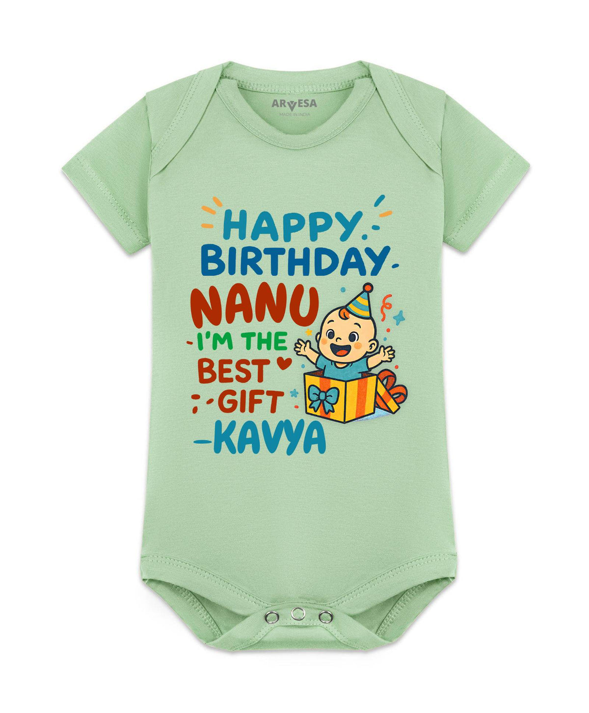 Happy Birthday Nanu Family Birthday - Romper