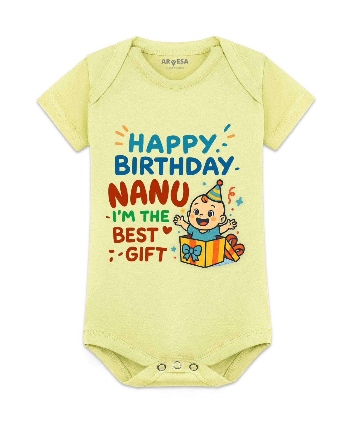 Happy Birthday Nanu Family Birthday - Romper