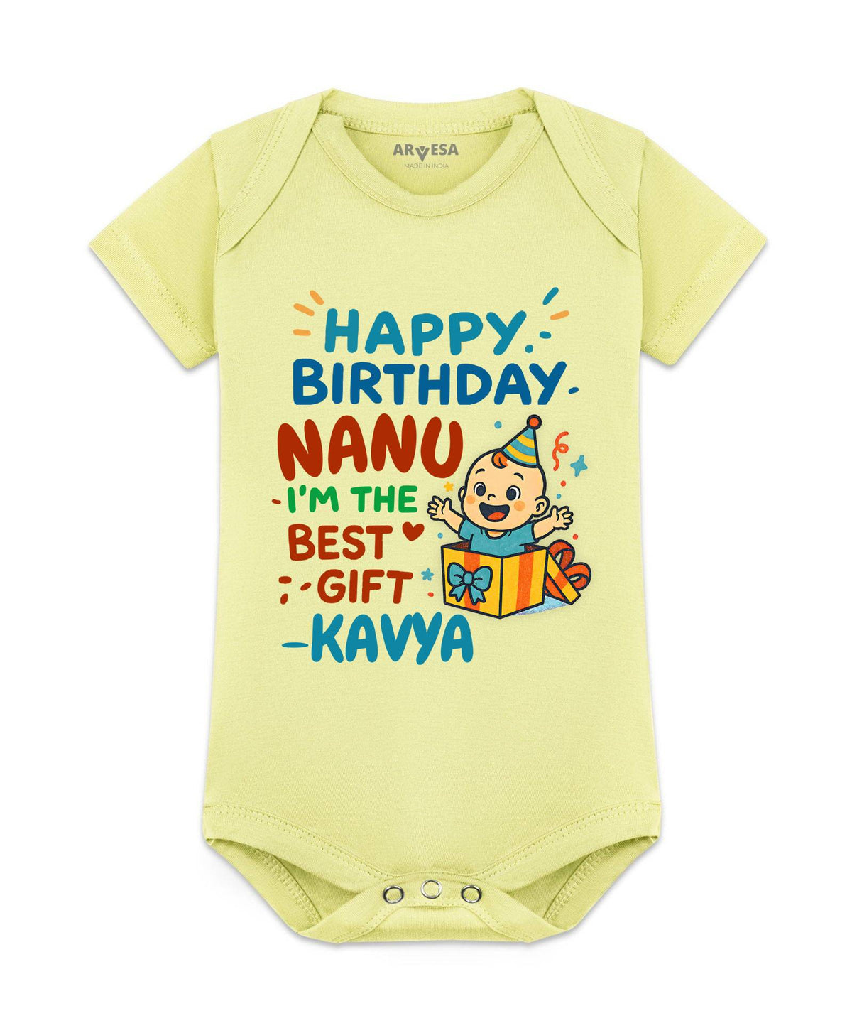 Happy Birthday Nanu Family Birthday - Romper