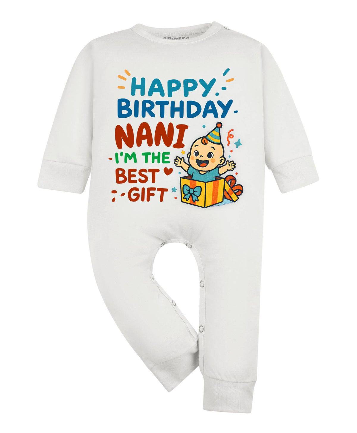ARVESA Happy Birthday Nani Family Birthday - Jumpsuit