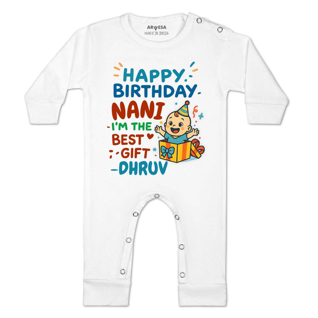 Arvesa Happy Birthday Nani Baby Boy & Girl Dress