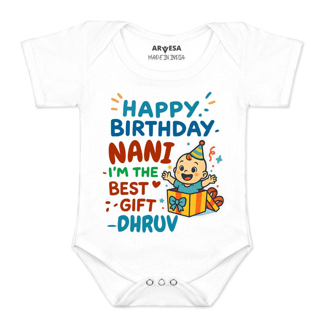 Arvesa Happy Birthday Nani Baby Boy & Girl Dress