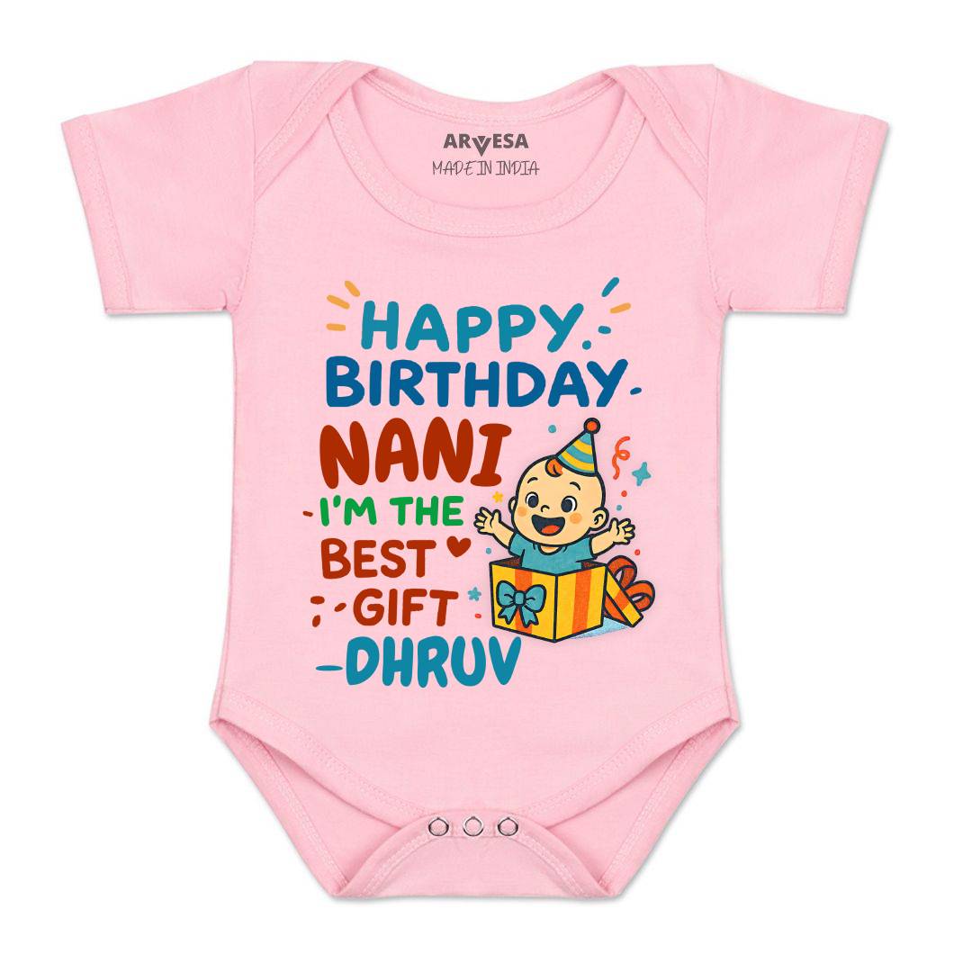 Arvesa Happy Birthday Nani Baby Boy & Girl Dress