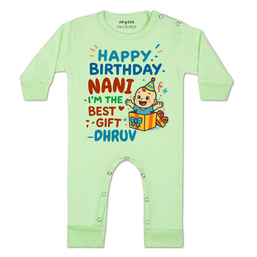 Arvesa Happy Birthday Nani Baby Boy & Girl Dress