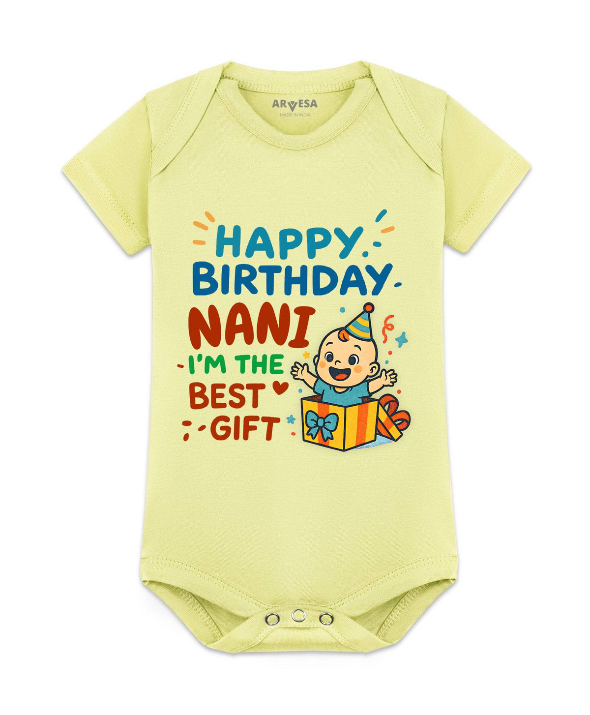 Happy Birthday Nani Family Birthday - Romper