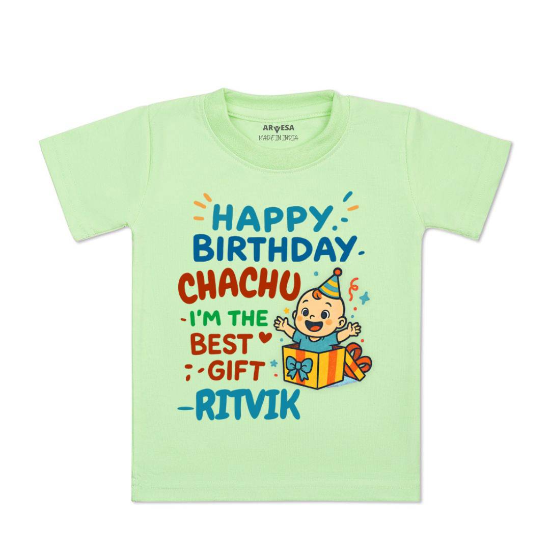Arvesa Happy Birthday Chachu Baby Boy & Girl Dress