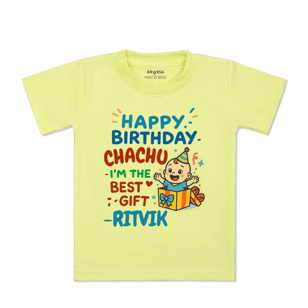 Arvesa Happy Birthday Chachu Baby Boy & Girl Dress