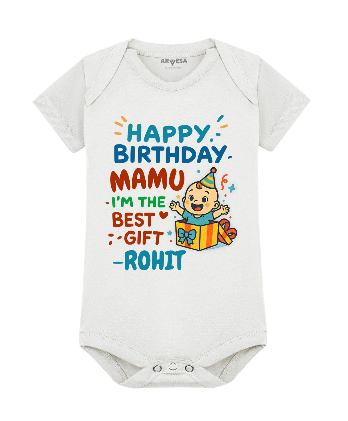 Happy Birthday Mamu Family Birthday - Romper