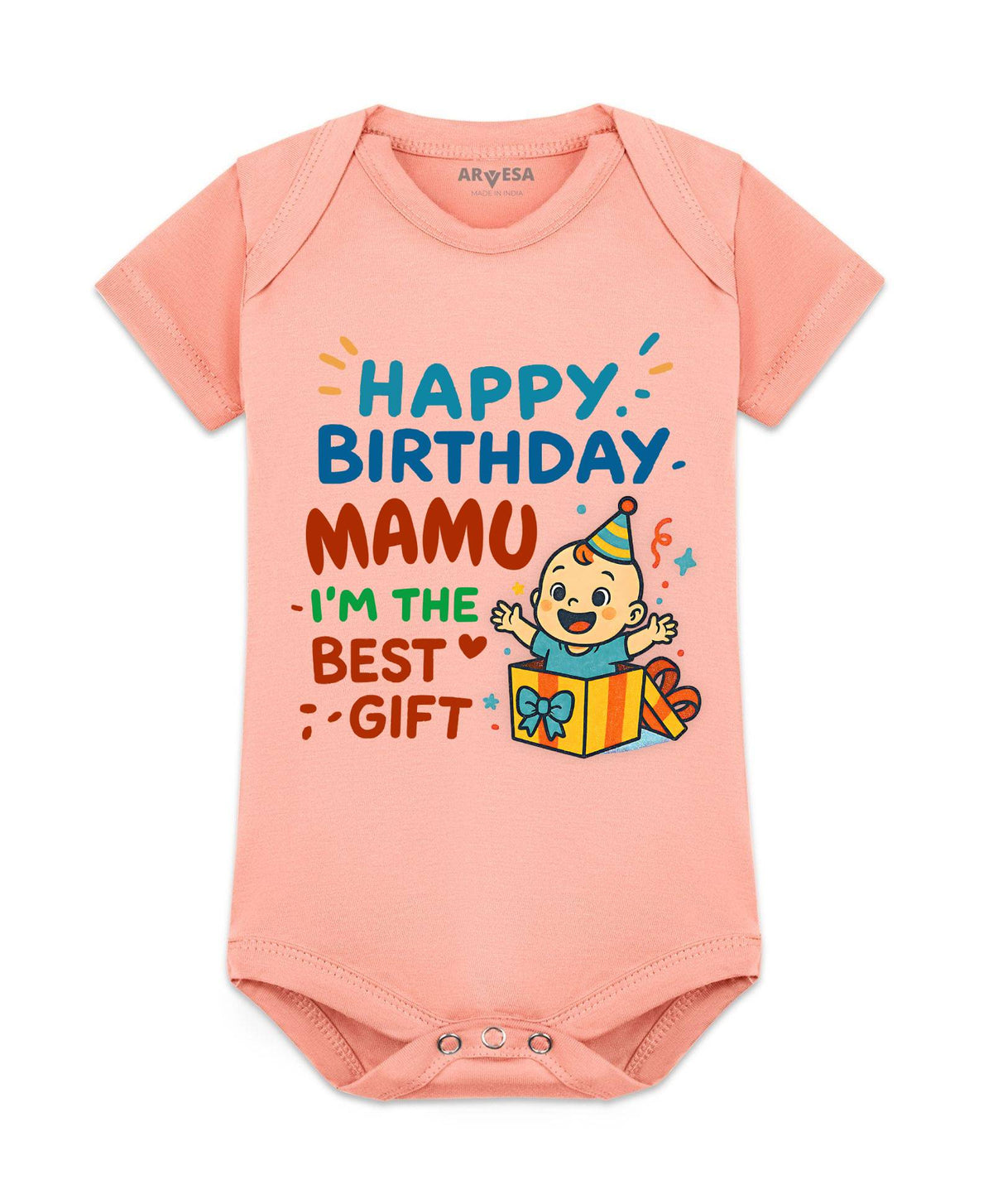 Happy Birthday Mamu Family Birthday - Romper