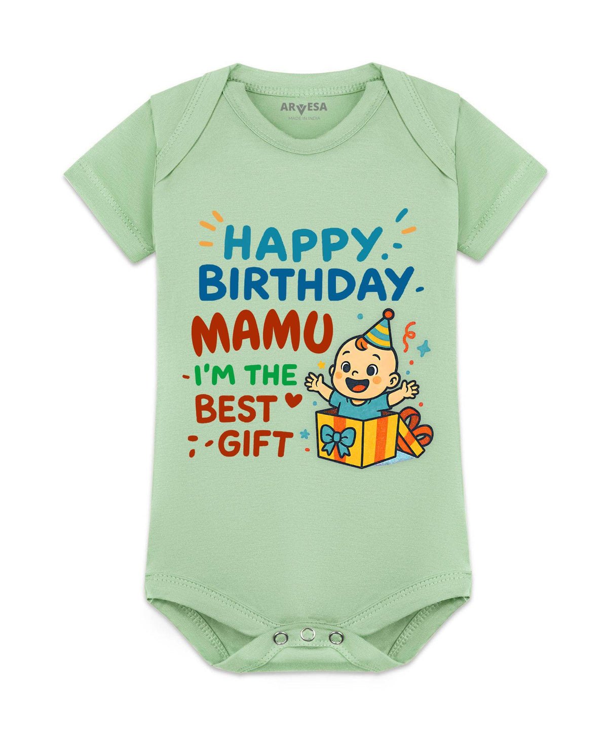 Happy Birthday Mamu Family Birthday - Romper