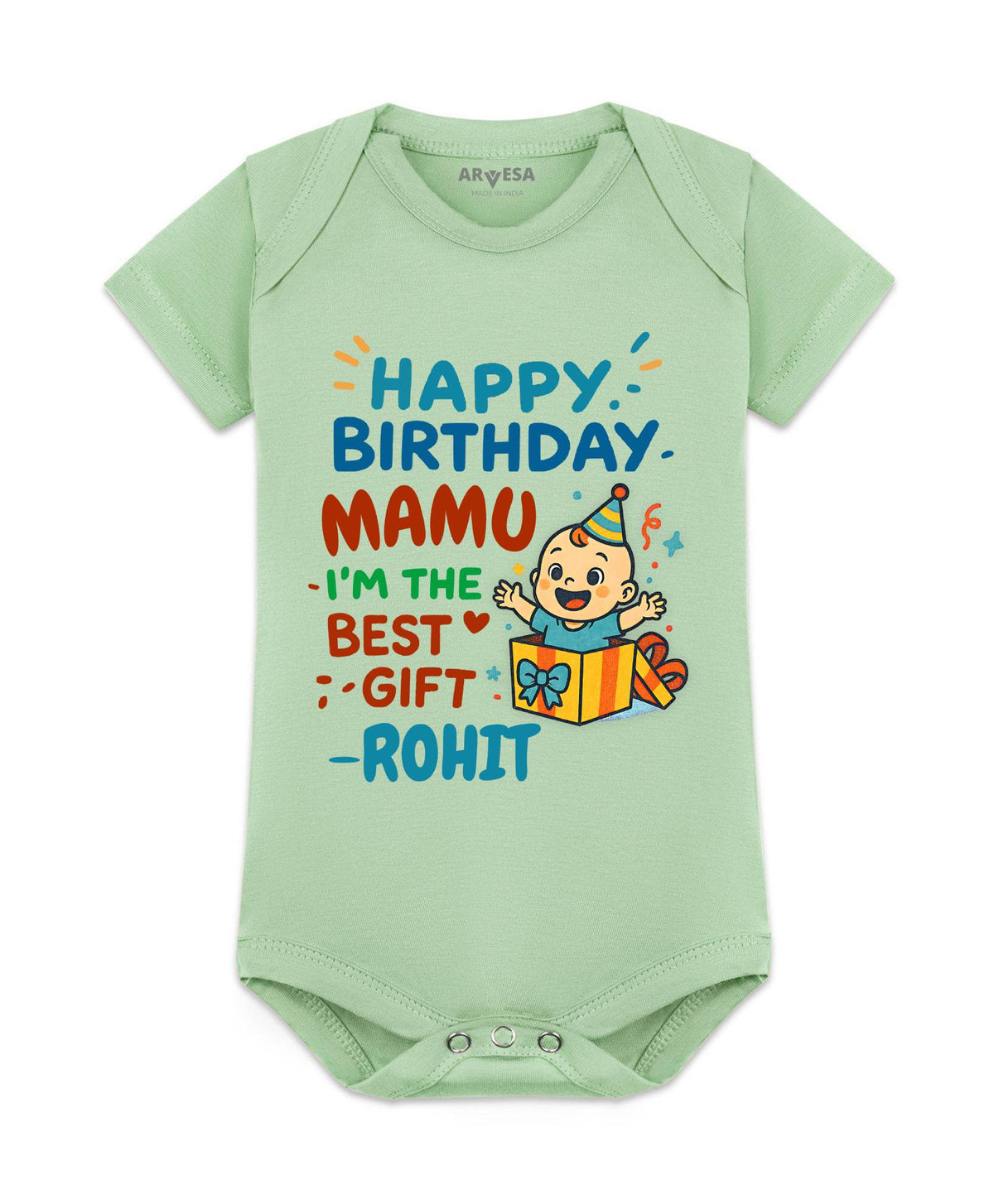 Happy Birthday Mamu Family Birthday - Romper