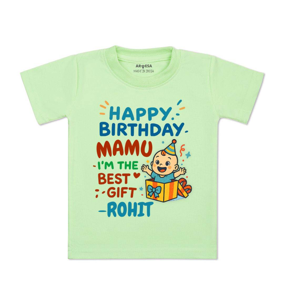 Arvesa Happy Birthday Mamu Baby Boy & Girl Dress