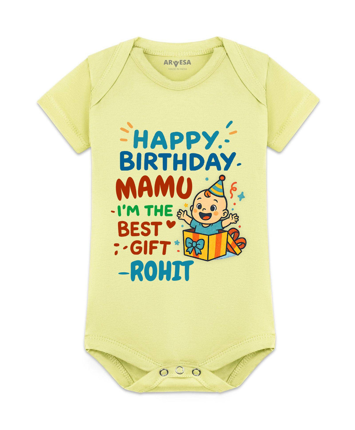 Happy Birthday Mamu Family Birthday - Romper