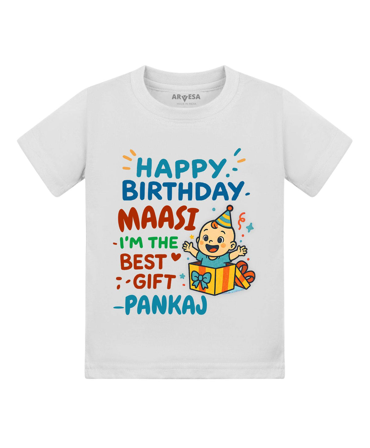 Happy Birthday Maasi Family Birthday - T-shirt