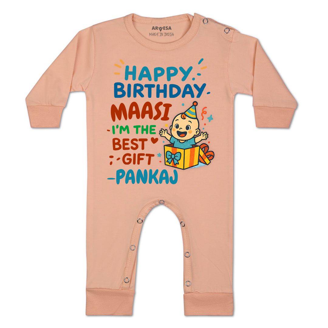 Arvesa Happy Birthday Maasi Baby Boy & Girl Dress