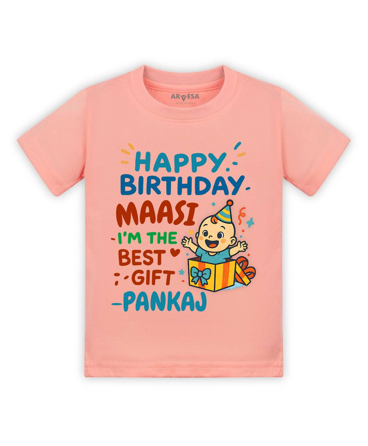 Happy Birthday Maasi Family Birthday - T-shirt