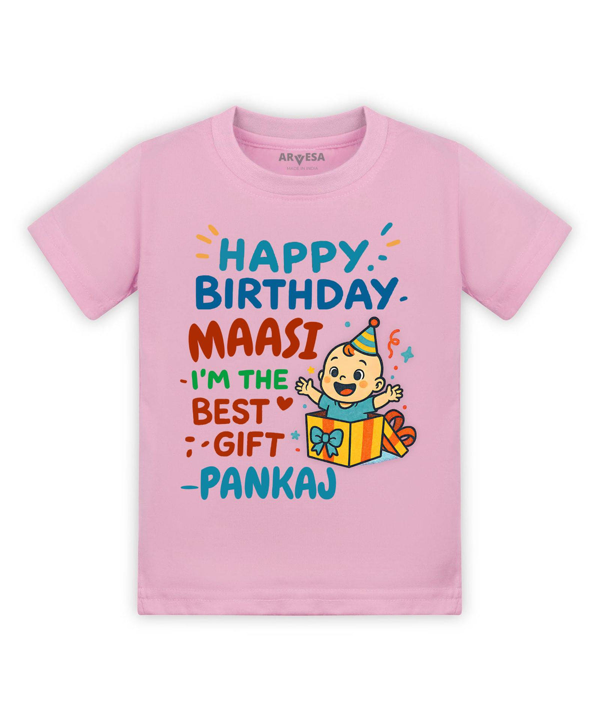 Happy Birthday Maasi Family Birthday - T-shirt